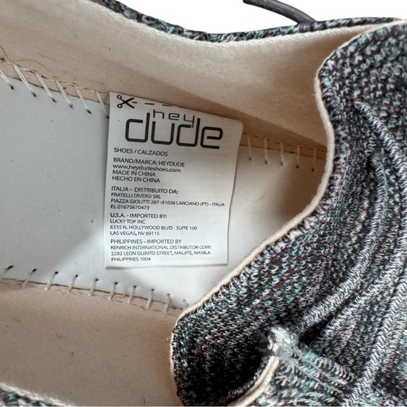 Hey Dude Wendy Sox Shoes Antique Rose Women’s Size 7 Excellent Condition Slipon - Picture 7 of 7